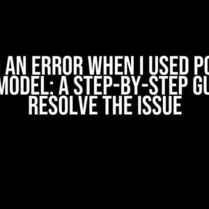 I Faced an Error When I Used PCA with LSTM Model: A Step-by-Step Guide to Resolve the Issue